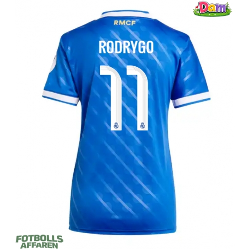 Real Madrid Rodrygo Goes #11 Tredje Tröja Kvinnor 2025-26 Kortärmad